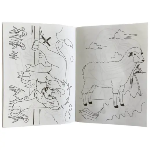 Wildlife Stickers & Colouring Book Pages